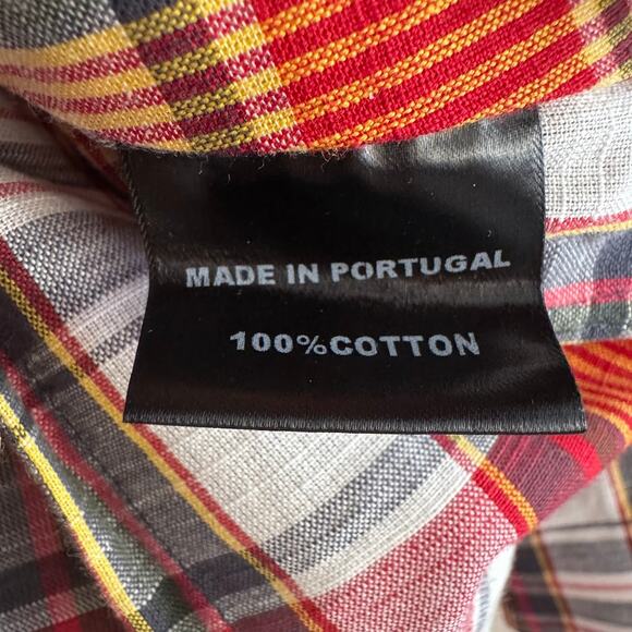 Rowing Blazers New York Indian Madras Multicolor Plaid Blazer Sports Coat Small - Picture 4 of 8